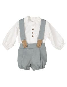 Conjunto pololo con tirantes bebé niño [product.brand] 1 - Ropa para Bebé | dyley | 
