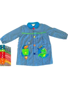 Bata de cole con bordados 