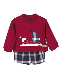 Conjunto jersey y short cuadros bebé niño [product.brand] 1 - Ropa para Bebé | dyley | 