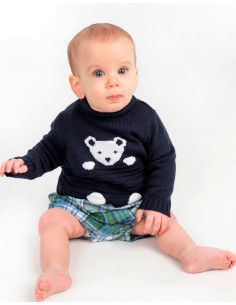 Conjunto de punto osito para bebé [product.brand] 1 - Ropa para Bebé | dyley | 
