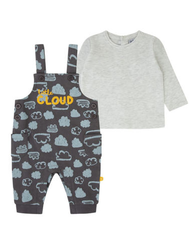 Conjunto peto nubes de bebé niño [product.brand] 1 - Ropa para Bebé | dyley | 