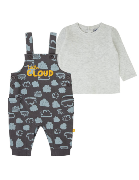 Conjunto peto nubes de bebé niño [product.brand] 1 - Ropa para Bebé | dyley | 