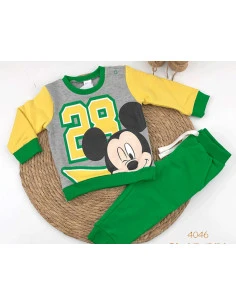 Conjunto sudadera felpa Mickey bebé 