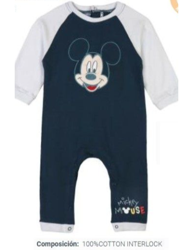 Pelele invierno Mickey bebé niño 