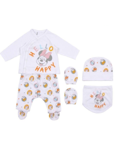 Caja regalo 5 piezas Minnie Happy bebé niña [product.brand] 1 - Ropa para Bebé | dyley | 