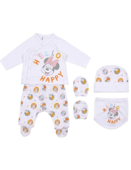 Caja regalo 5 piezas Minnie Happy bebé niña [product.brand] 1 - Ropa para Bebé | dyley | 