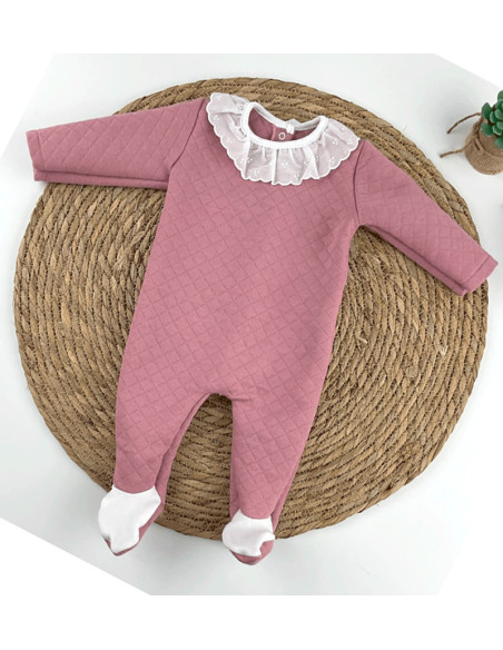Pijama largo invierno colores bebé 