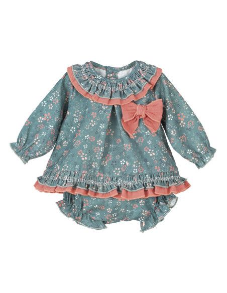 Jesusito manga larga florecitas bebé niña [product.brand] 1 - Ropa para Bebé | dyley | 