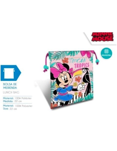 Bolsa merienda Minnie niña 