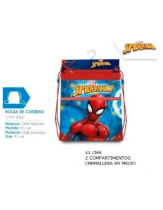 Bolsa de cuerdas saco spiderman [product.brand] 1 - Ropa para Bebé | dyley | 