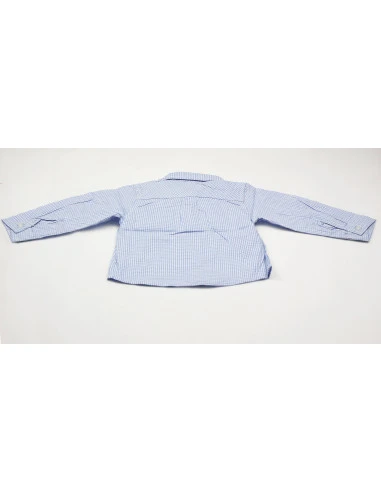 Camisa manga larga cuadritos bebé niño 