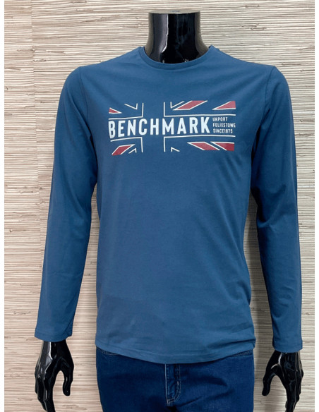 Camiseta hombre manga larga bandera 