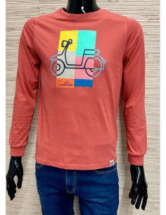 Camiseta vespa hombre  2