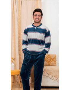 Pijama hombre terciopelo [product.brand] 1 - Ropa para Bebé | dyley | 