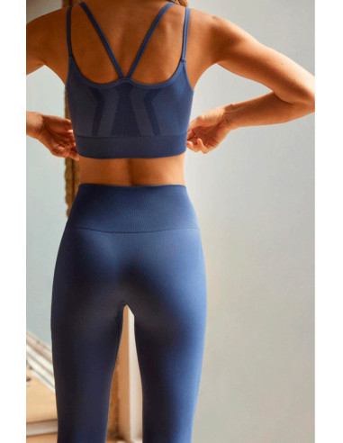Leggins deportivo azul mujer 