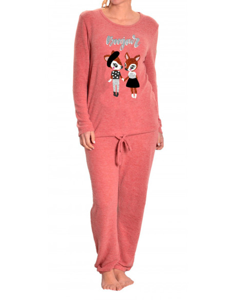 Pijama mujer cálido 