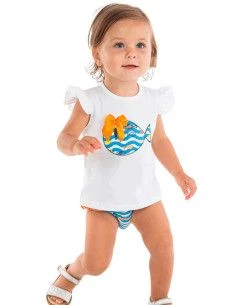 Conjunto baño peces de mar bebé niña [product.brand] 1 - Ropa para Bebé | dyley | 