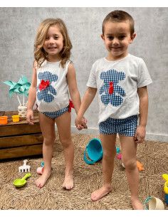 Conjunto baño oso bebé niña  2