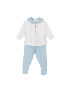 Conjunto polaina cuello bebé niño 