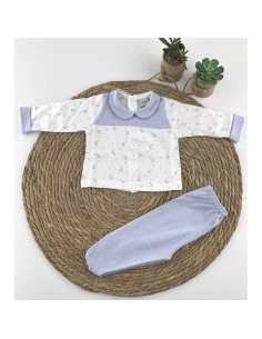Conjunto polaina loto bebé niño 