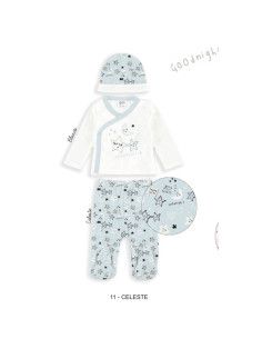 Conjunto jubón estrellas bebé  2