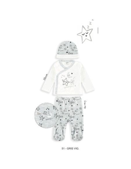 Conjunto jubón estrellas bebé [product.brand] 3 - Ropa para Bebé | dyley | 