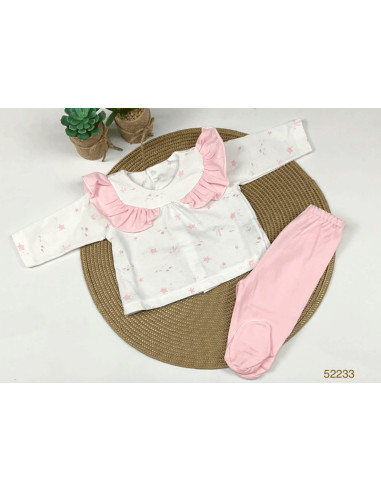 Conjunto polaina camiseta turtle bebé 