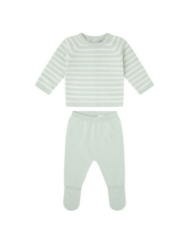Conjunto punto rayas para bebé 