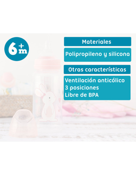 Biberón conejo bebé 