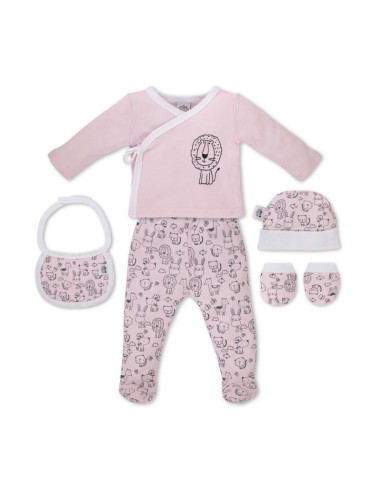 Pack regalo conjunto 5 piezas animalitos bebé 