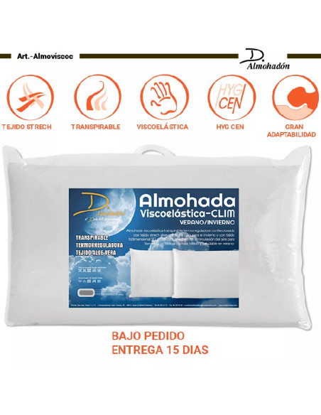 Almohada viscoelástica almoviscoc 