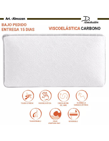 Almohada viscoelástica y carbono zen 