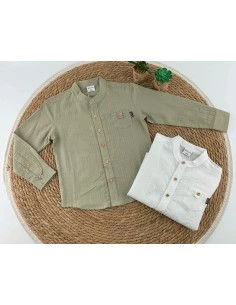 Camisa manga larga cuello mao niño [product.brand] 1 - Ropa para Bebé | dyley | 
