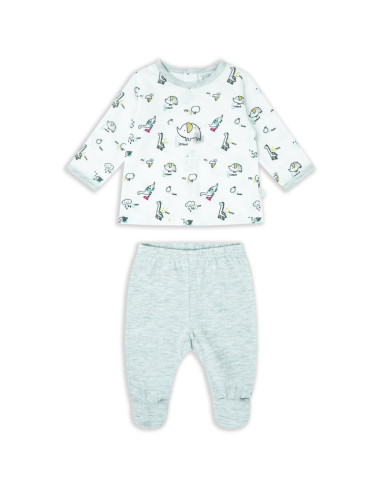 Conjunto polaina dinos bebé 