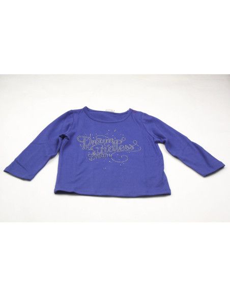 Camiseta manga larga azulón niña 