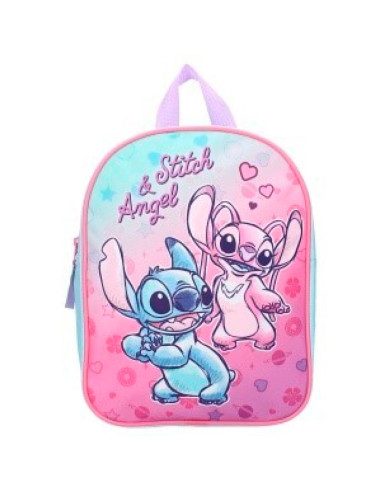 Mochila infantil Stitch hello niña 