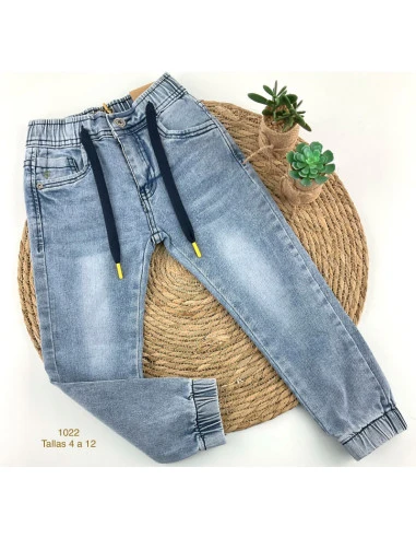 Pantalón tejano primavera niño 