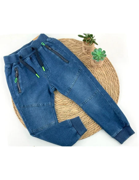 Pantalón tejano suave niño 