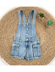 Peto tejano corto de niña [product.brand] 1 - Ropa para Bebé | dyley | 