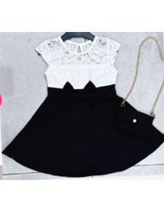 Vestido blonda con bolso a juego de niña [product.brand] 1 - Ropa para Bebé | dyley | 