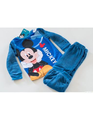 Pijama manga larga coralina mickey niño 
