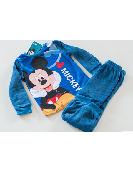 Pijama manga larga coralina mickey niño 
