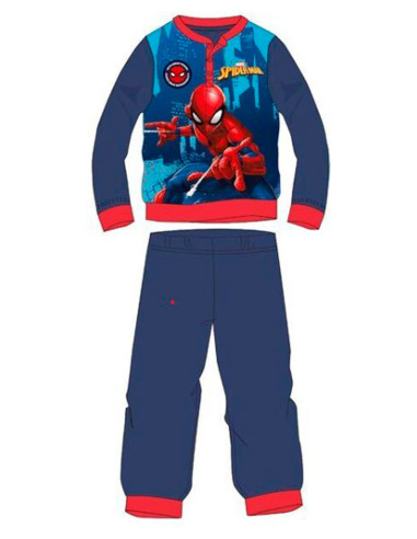 Pijama manga larga spiderman algodón niño 