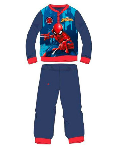 Pijama manga larga spiderman algodón niño 