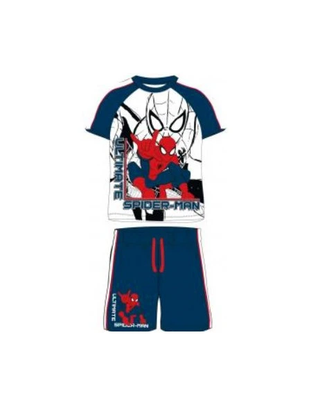 Conjunto manga corta spiderman de niño 