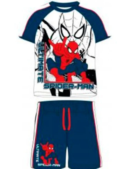 Conjunto manga corta spiderman de niño 