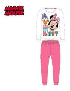 Pijama manga larga fino minie niña 