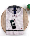 Camisa hombre fantasía manga corta 