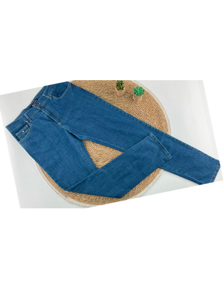 Pantalón tejano recto hombre 