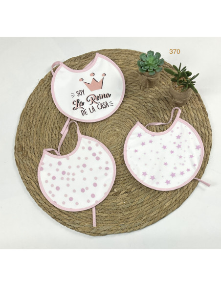 Estuche babero 3 unidades 20x20 